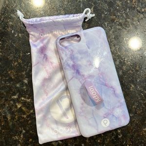 Purple Marble Loopy iPhone 7/8 plus